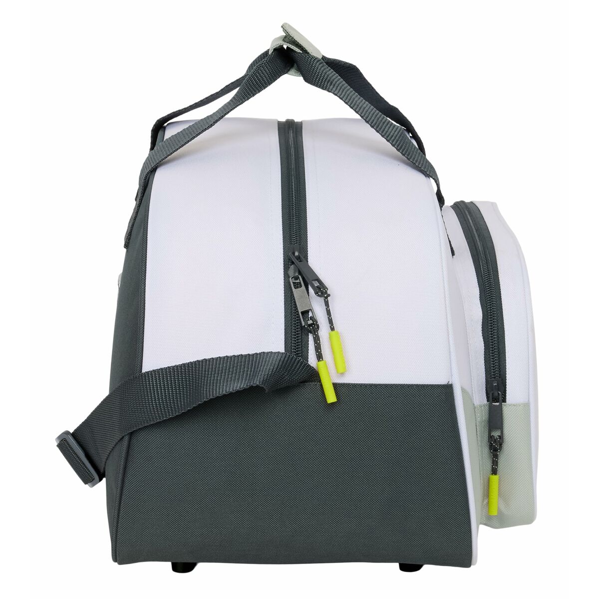 Real Madrid C.F. Sporttáska – Fehér & Fekete (Eredeti Klub Design)