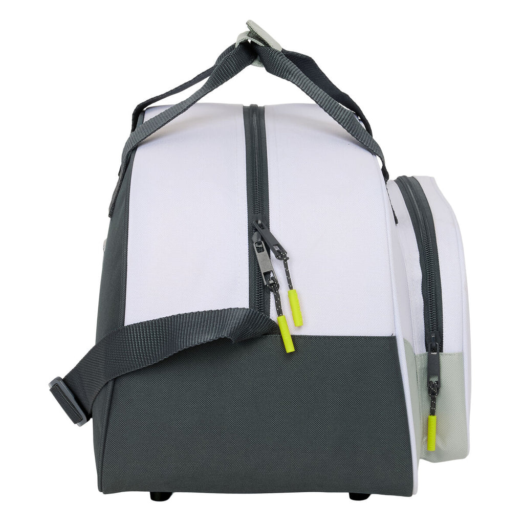 Real Madrid C.F. Sporttáska – Fehér & Fekete (Eredeti Klub Design)