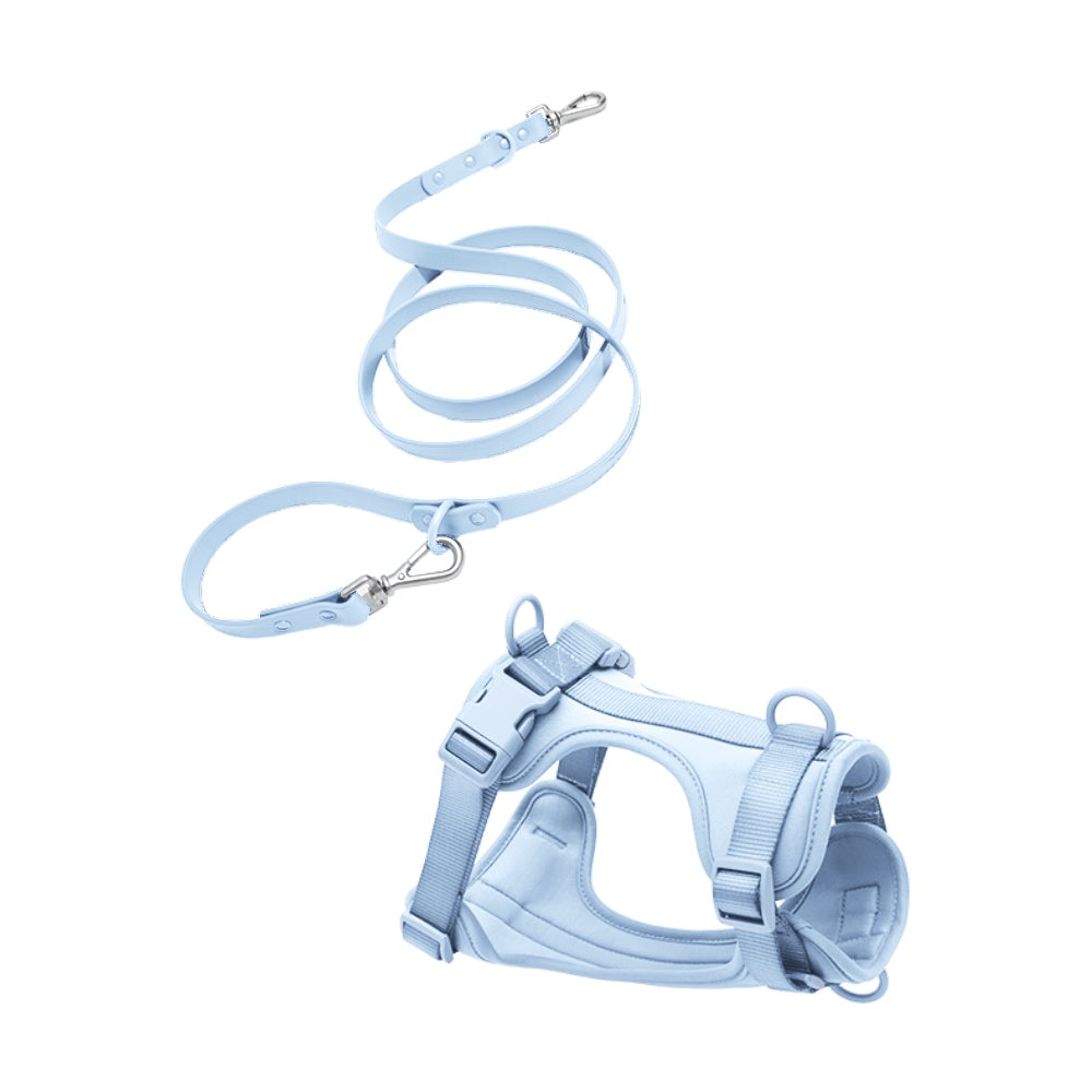 Kényelmes kutyahám szett pórázzal - állítható strapabíró